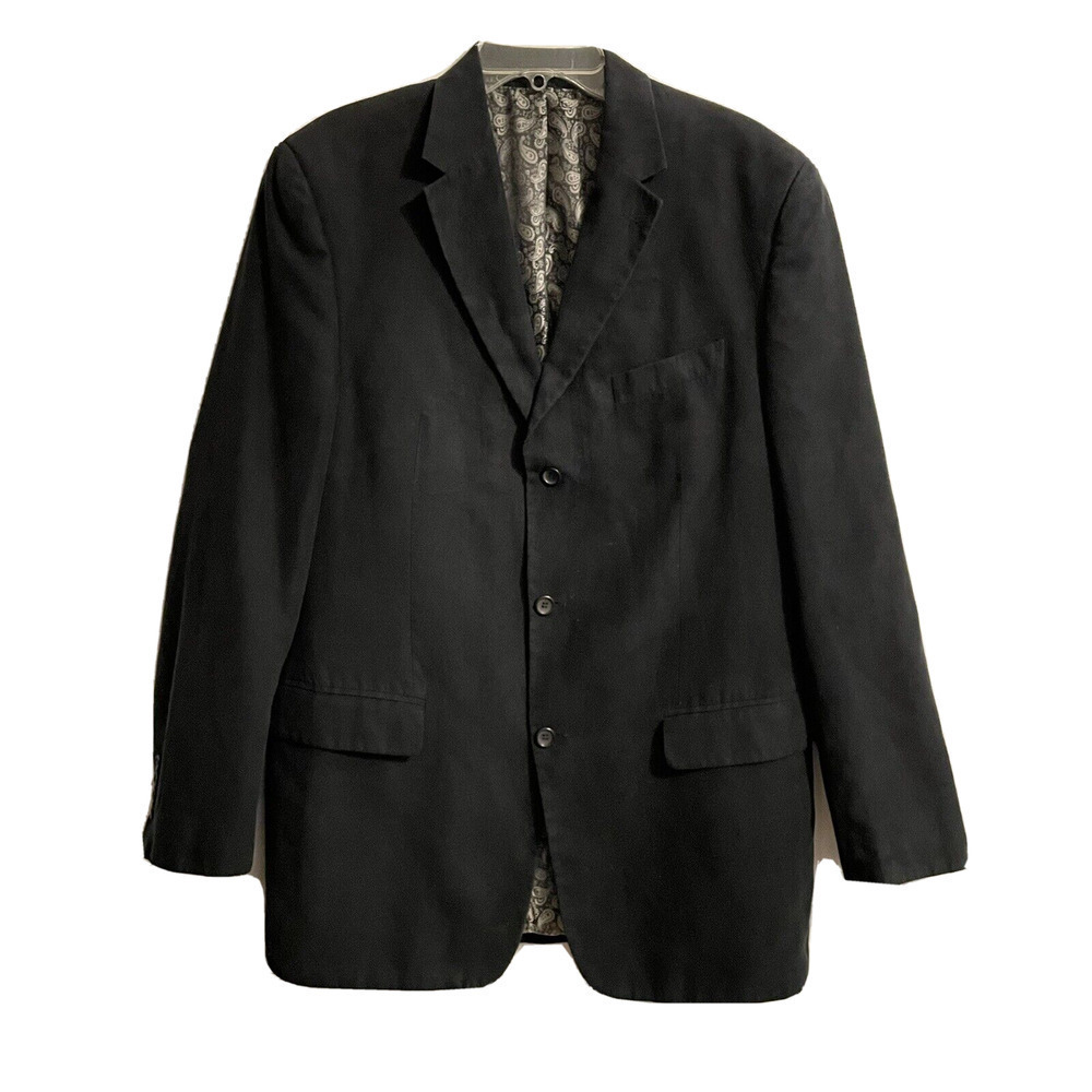 Claudio Morelli 42 Tall Sports Coat Jacket Blazer Navy Blue Men Classic …